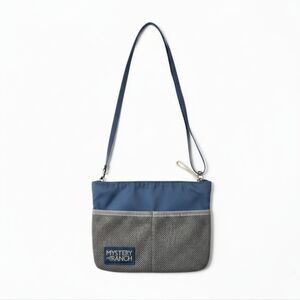 Mystery Ranch Blue Crossbody Bag | Mesh Pocket Sacoche | Travel Utility Pouch